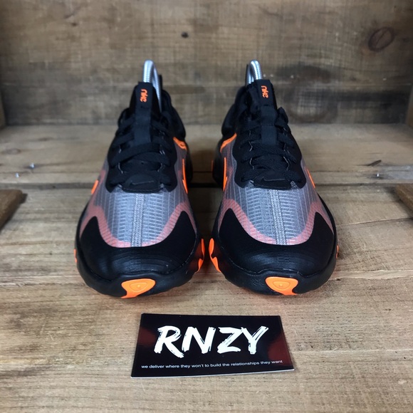NEW Nike Renew Lucent Black Total Orange - Picture 3 of 10